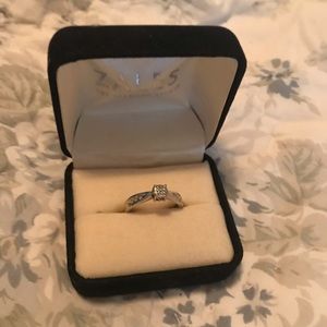 Zales White Gold Promise Ring
